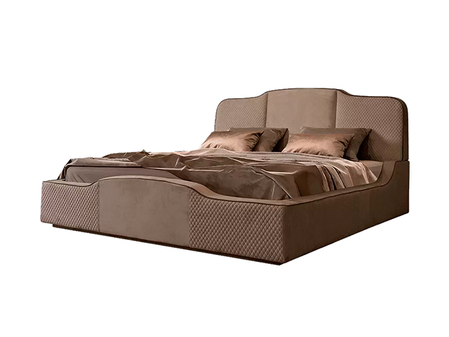 Кровать PARADISE 2-х спальная (1,8 м) с под.мех. PS501-180[3] (пепельно-коричневый)